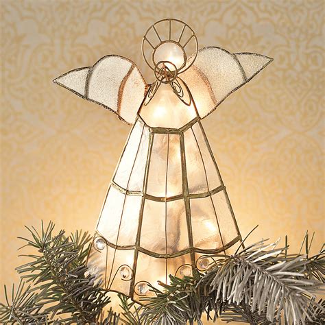 led tree topper angel